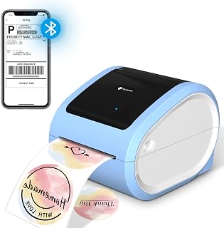 Phomemo Bluetooth Shipping Printer Thermal Label Printer 4x6 Printer for Small Business & Packages, Barcode, Address Label Price In India