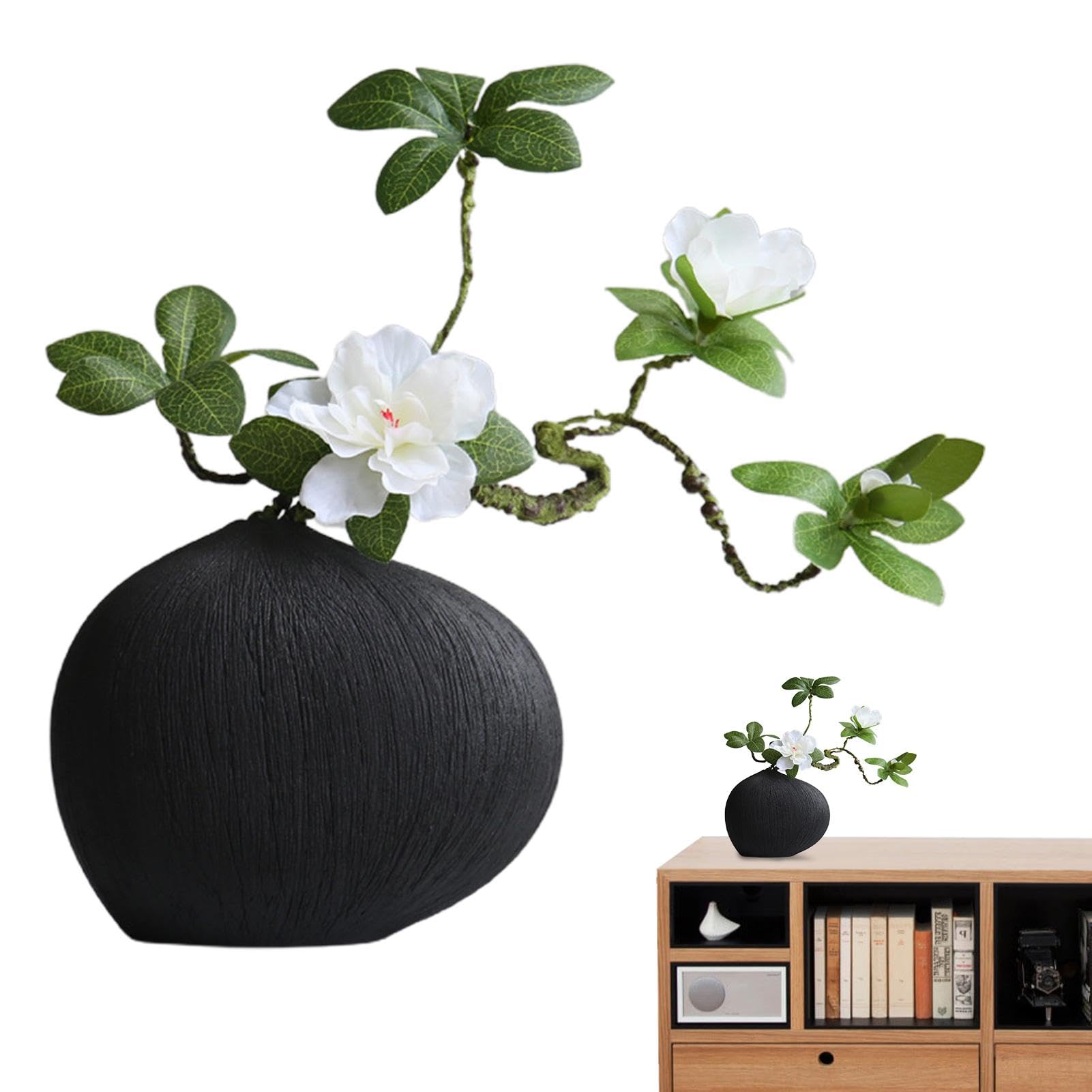 Vase de décoration de centre de table en céramique pour bureau moderne