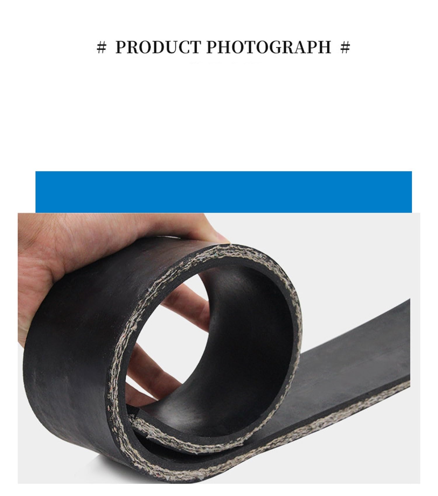 Neopren Gummiplatte Meterware 50cm Breit Schwarz Rolle
