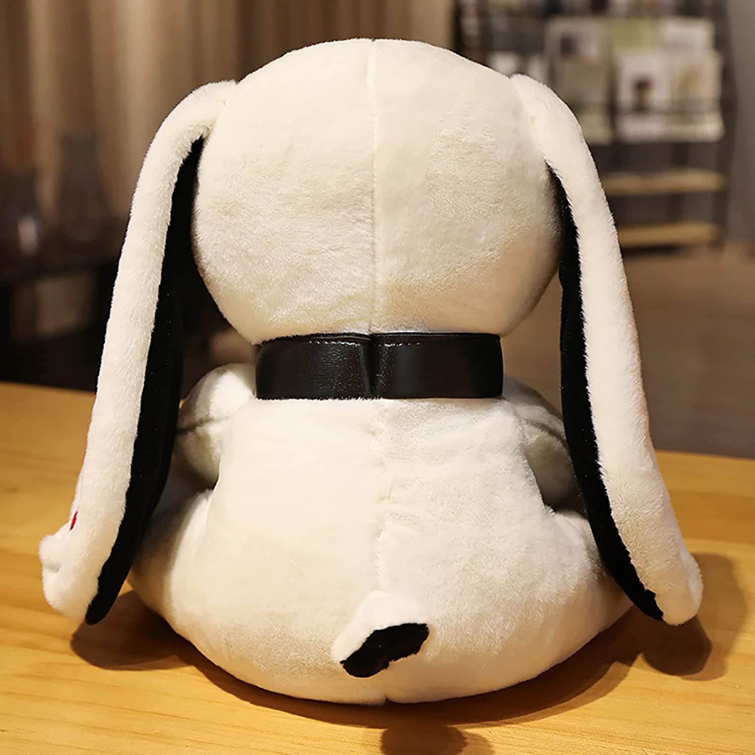 JOSON Cuscino di peluche a forma di coniglietto pazzo, per Halloween, regalo di compleanno per ragazzi e ragazze (30,5 cm, bianco)