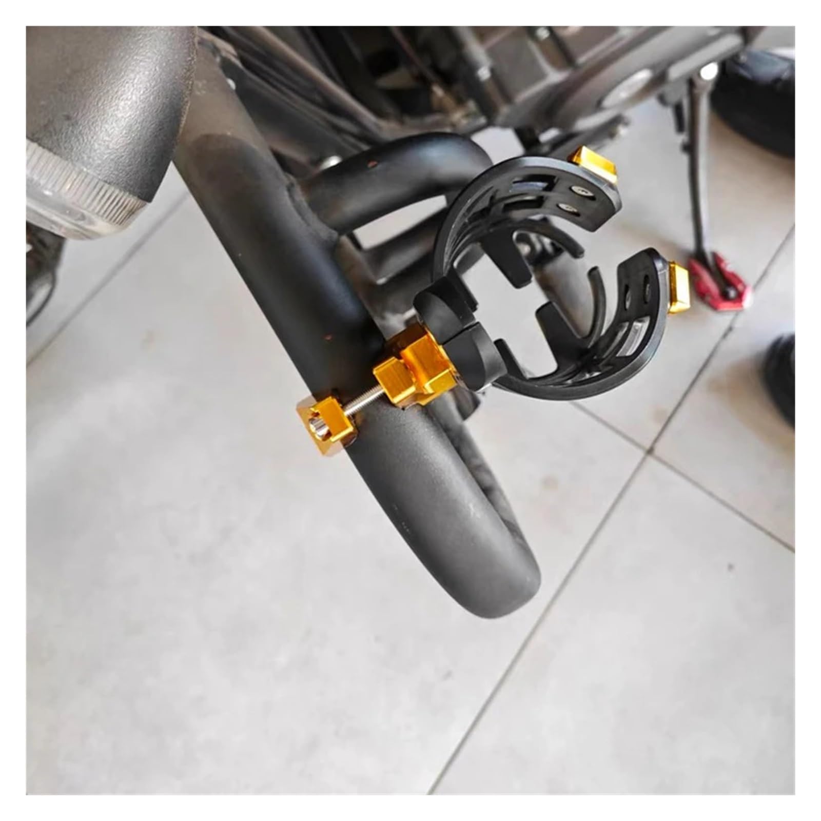 Moto Bottiglia di Acqua Gabbia Supporto di Tazza Per BM@&W R1200GS R1250GS R 1200GS R1250 GS 1250 LC ADV Portaborraccia Per Moto, Supporto Per Bicchiere E Per Borraccia(Dd-6)