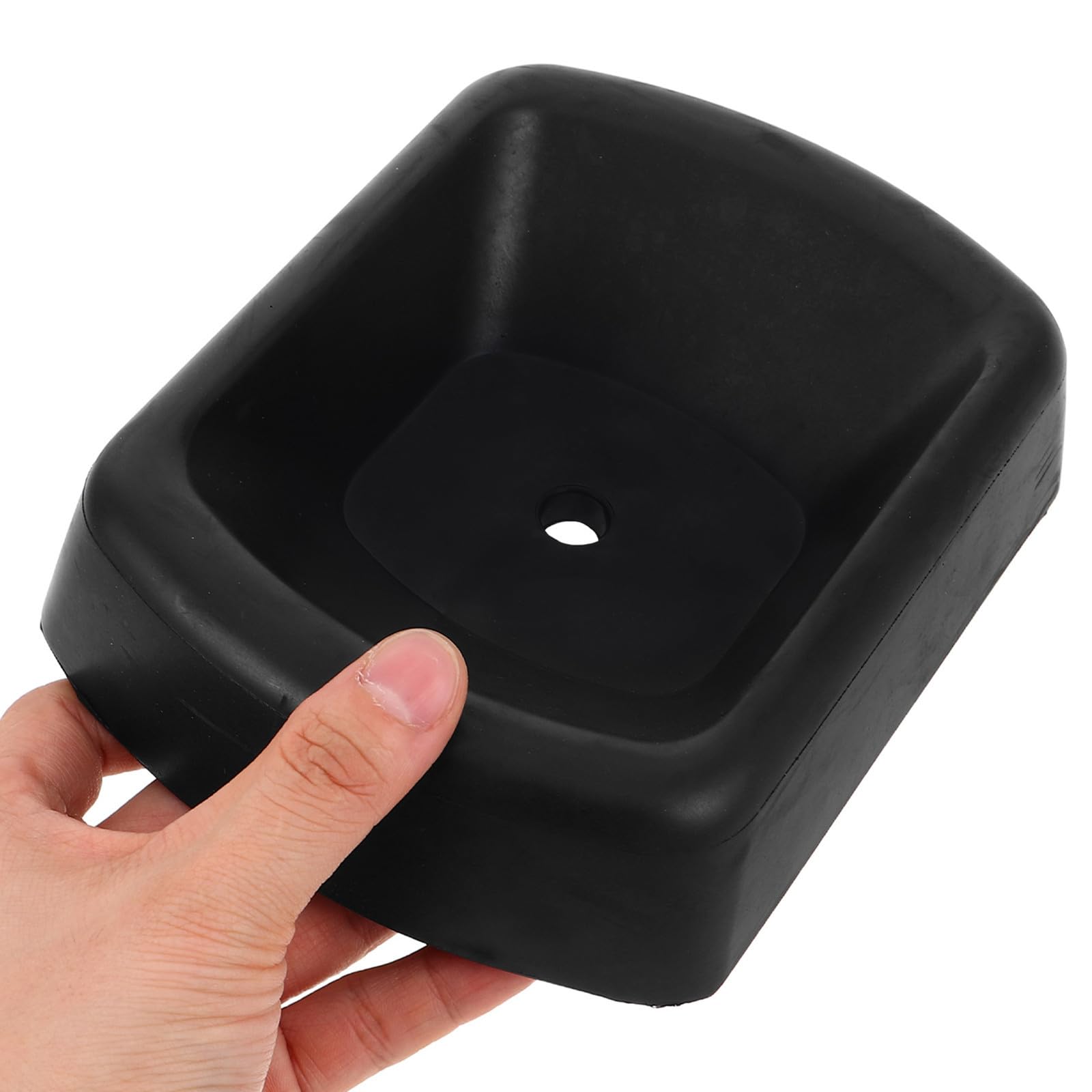 ABOOFAN 2 Stück Bremskeil für 6 Zoll Einzelrad aus Gummi, Schwarz für