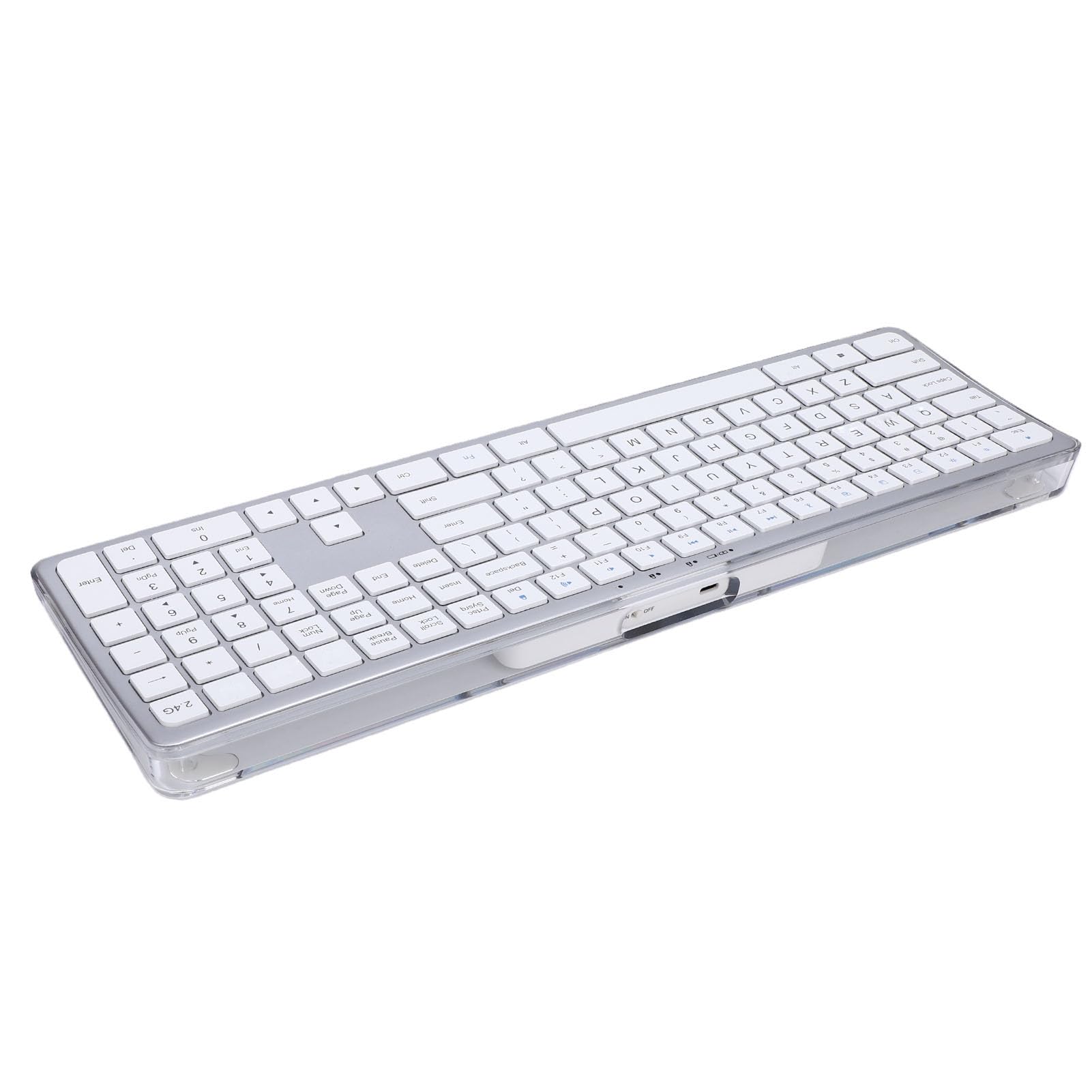 Bezprzewodowa Ergonomiczna Klawiatura Pełnowymiarowa ładowalna z