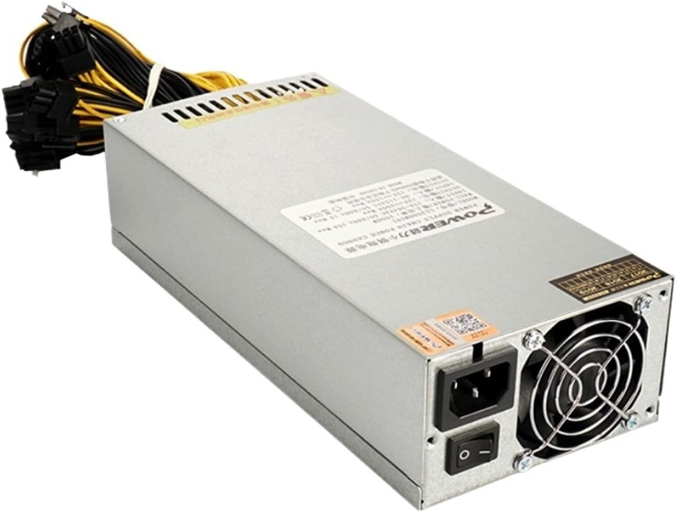 1pc 2500W 2400W High-Power Computer Power Supply GPU Server PSU 10x6pin GPU Power Cable
