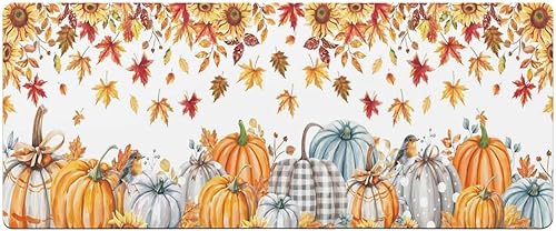 Tapete de baño de otoño para bañera, antideslizante, de secado rápido y absorbente, de tierra de diatomeas, para ducha, fregadero de cocina,