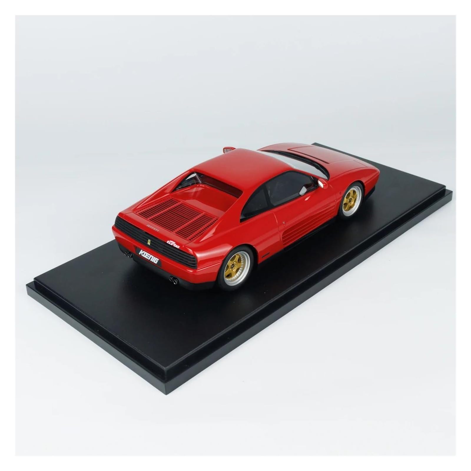 Metallo Scala Replica Resina 1 18 Adatta Per Modello Di Auto Statica Simulata Ferrari Koenig 348 Ornamento Commemorativo Hobby Veicoli Giochi Set