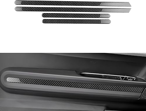 FXETRNL Real Carbon Fiber Door Trim Covers - for MINI Cooper F66 F67 2024 2025 (