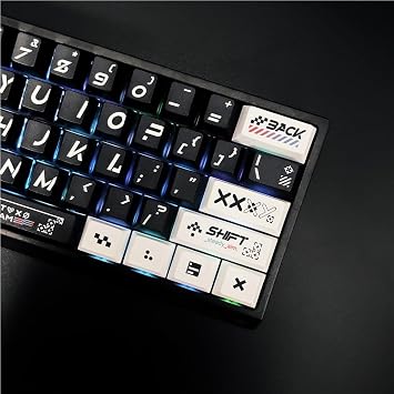 CSGO PrintStream Key Cap, Cherry Profile DYE-SUB PBT/PC Translucent Gaming Key Cap Black