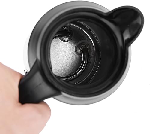 Miniatura 9 de Tetera de coche con alimentación de corriente continua, 25.4 fl oz, 12 V, acero inoxidable, encendedor de cigarrillos, caldera eléctrica, botella de