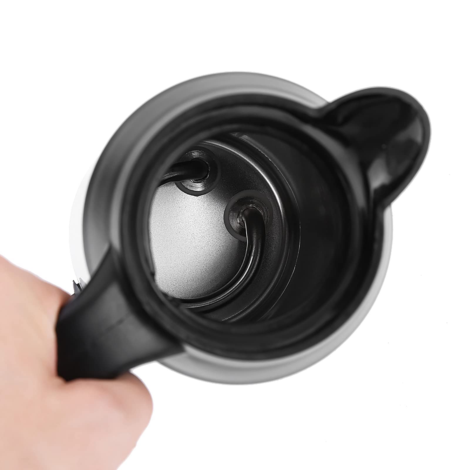 Tasse de bouilloire de voyage de voiture Adaptateur universel d'allume-cigare 12V, tasse thermique électrique de véhicule de voiture pour le café de thé d'eau chaude, tasse à boire de bouilloire