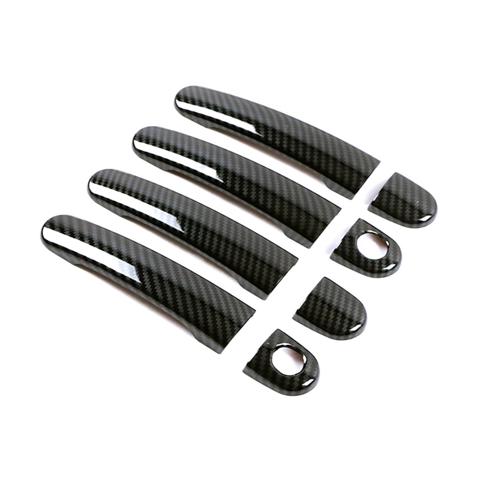 Drezzo Car Exterior Door Handle for VW UP 2011-2019 Exterior Side Door Handle Cover Bowl Trim(2 Key Hole Handle)