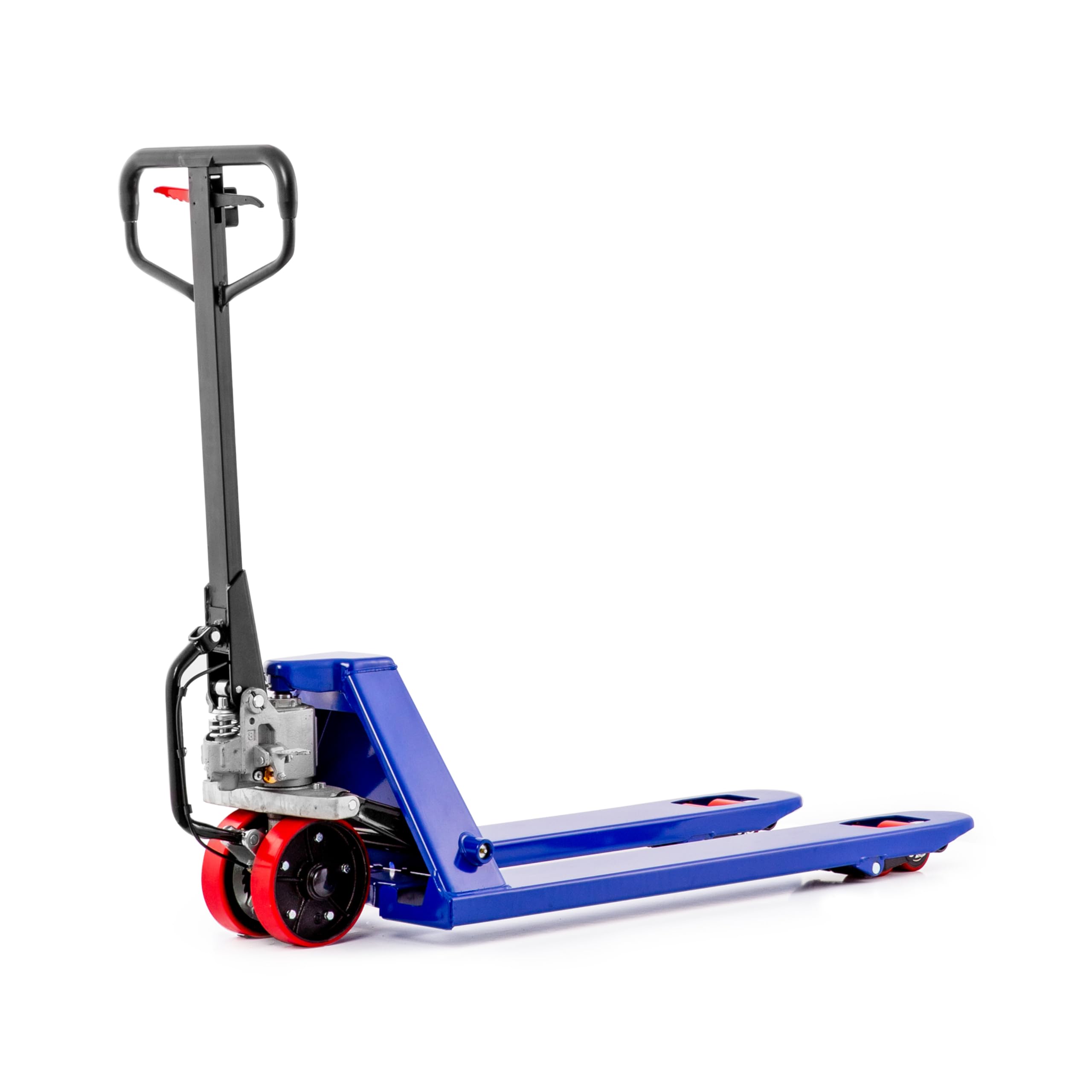 Pallit Hubwagen START mit Anfahrhilfe | 2500 kg Tragkraft | 1150 mm Gabellänge | PU Rollen | Palettenwagen Gabelhubwagen