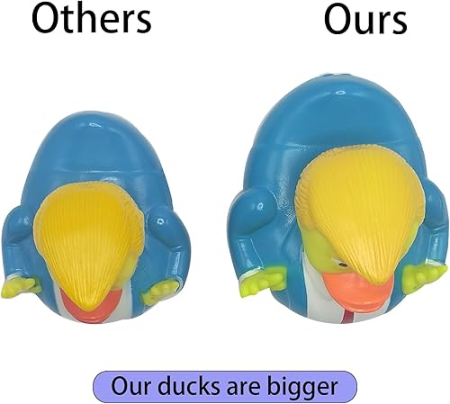 Miniatura 5 de Jeeps Duck Trump 2024 patitos de goma para baño de bebé Juguete de baño Trump Collection Decoración de coche para niños