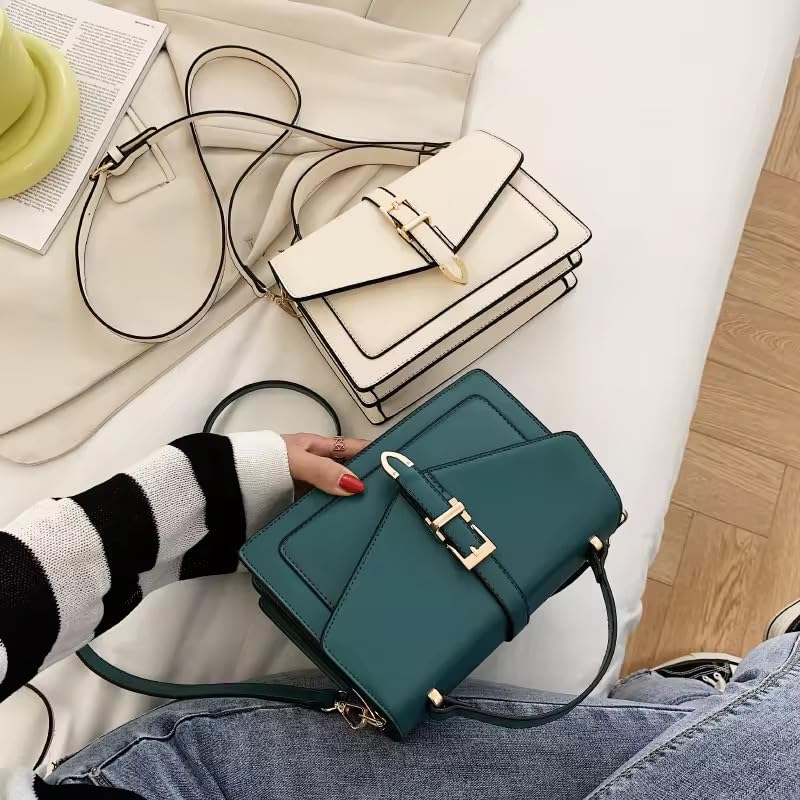 Crossbody Bags for Women - Small Cross Body Purse Leather Top-handle Handbags Trendy Shoulder Bag Satchel Purses3