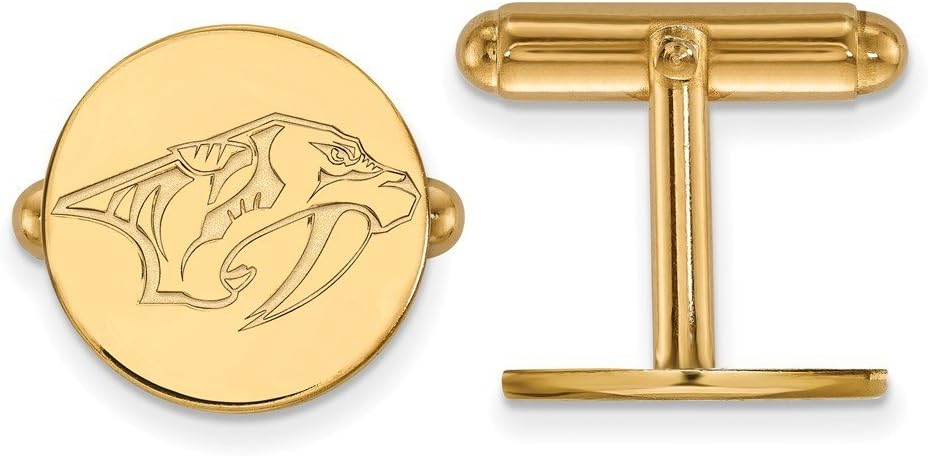 Nashville Predators Cufflinks (14k Yellow Gold)