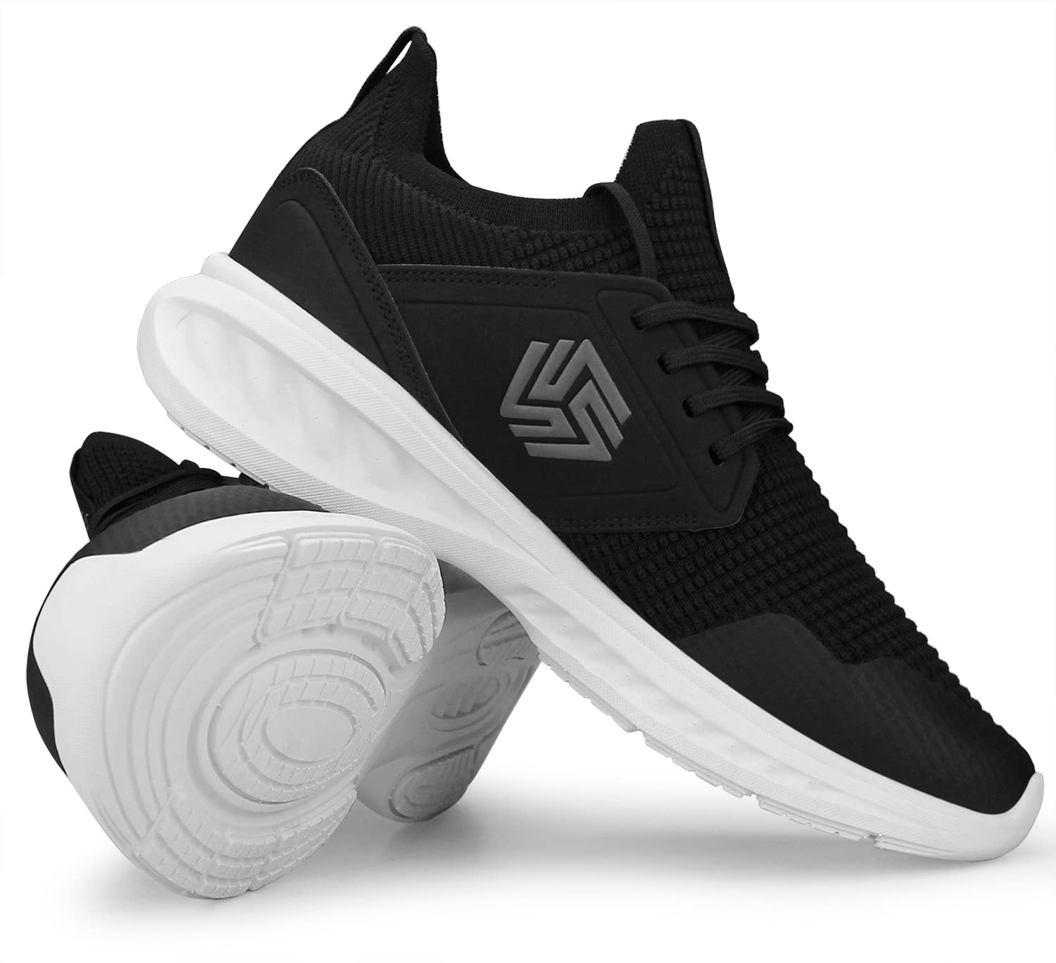 Giniros Sneakers Uomo Scarpe Running Ginnastica Corsa Camminata Leggere Traspiranti Casual Sportive Palestra Trekking Tennis Trail Mesh Basket Comode Outdoor Fitness Jogging Lavoro Scarpe