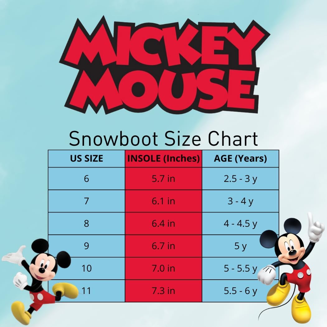 Miniatura 6 de Disney Mickey Mouse Toy Story Cars - Botas de nieve resistentes al agua para niños (niños pequeños)