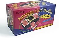 Vista 8 de Barajador Automático de Tarjetas, Máquina Barajadora de Póker Eléctrica Operada con Pilas para 1-2 Barajas, para Cartas de Juego/UNO