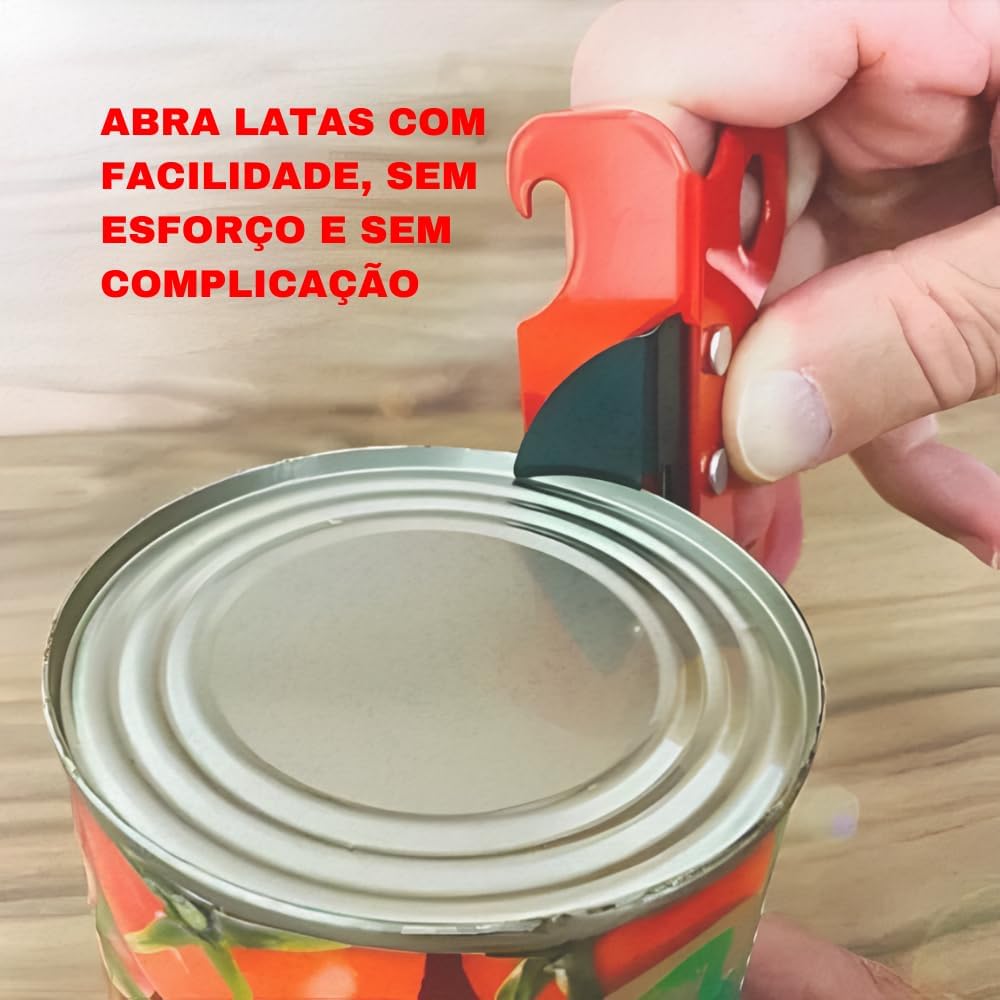 Abridor de Latas Borboleta 7x5cm em Metal Resistente – Compacto, Durável, Fácil de Usar e Ideal para Cozinha Gourmet