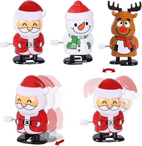 Vista 5 de Max Fun Surtido de 18 piezas de juguetes de Navidad para regalos de fiesta y rellenos de bolsas de golosinas