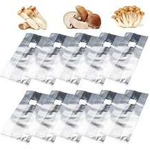 10 Pcs Mushroom Strain Growing Bag Edible Cultivation Bag Thickened Breathable Autoclavable Mushroom Planting Growth Bags