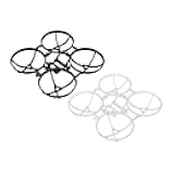 2pcs Air75 II Brushless Whoop Frame Kit with Motor Fix Slot, Ultra Light, Lowered Profile, for DIY Ultra Light 75mm 1S Racing Whoop Drone with Matrix 1S FC 07XX 08XX 1102 Motors 40mm Propeller