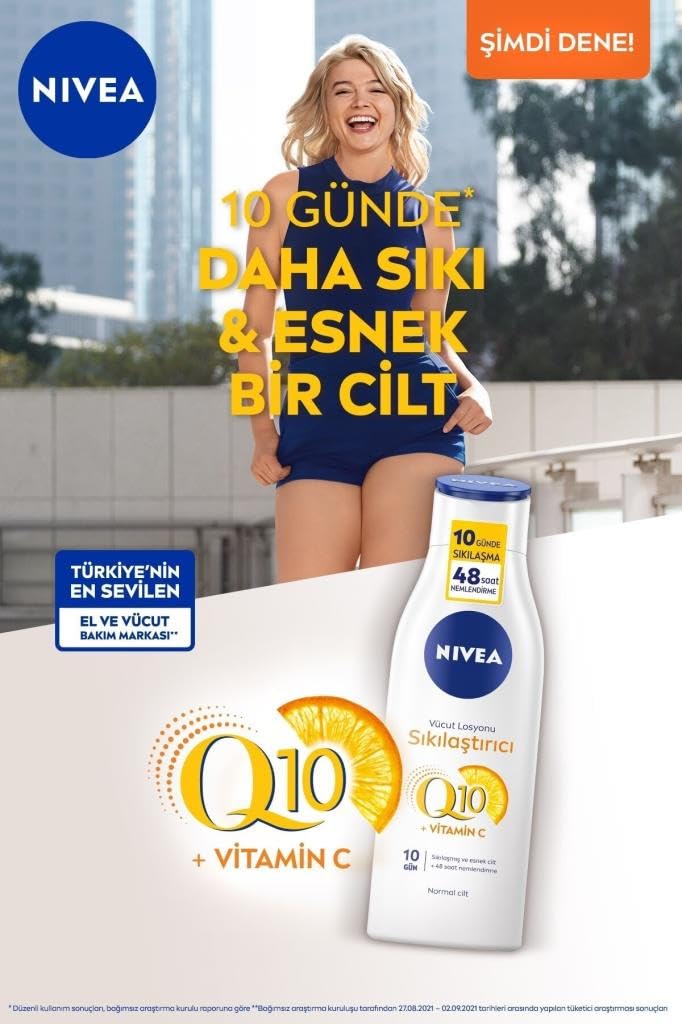 NIVEA Q10 Power Kırışıklık Karşıtı SPF 30 Gündüz Yüz Bakım Kremi 50 ml ve Q10 Kırışıklık Karşıtı Gece Bakım Kremi 50ml ve Sıkılaştırıcı Vücut Losyonu 250 ml