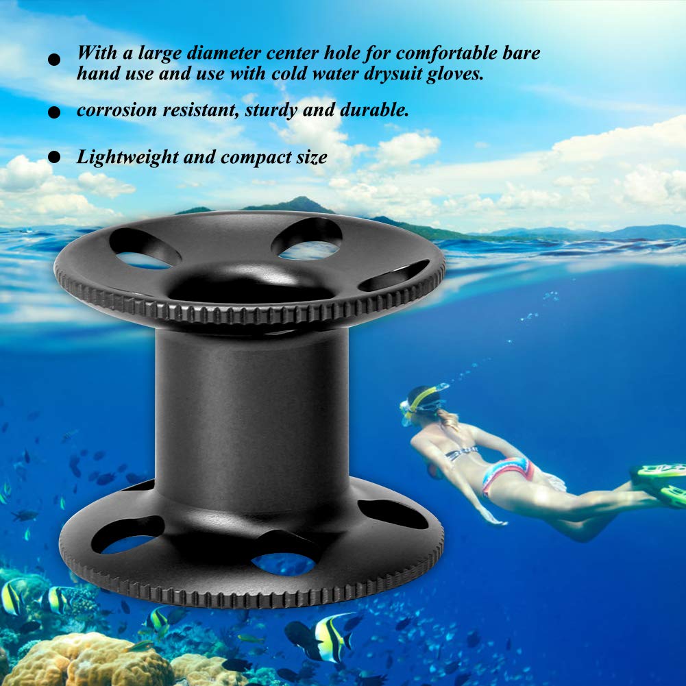 TOPINCN Mulinello Finger Control, Finger Spool Reel, Finger Spool Subacqueo, per Snorkeling Line Tool Apnea Facile da Usare
