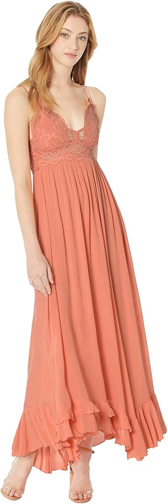 People Adella Maxi Slip Pretty Peach 