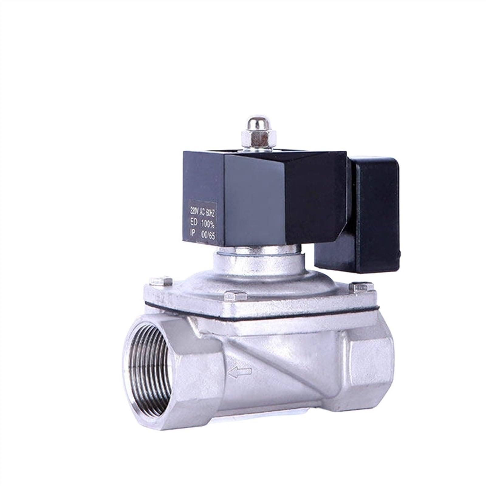 Gazhahzu Bsp_220vac 1-1/4" Normally Closed Non Saving Energy Solenoid Valve 12V 220V 24V 110V 240V Zero Pressure Solenoid Valve(Bsp_220vac)