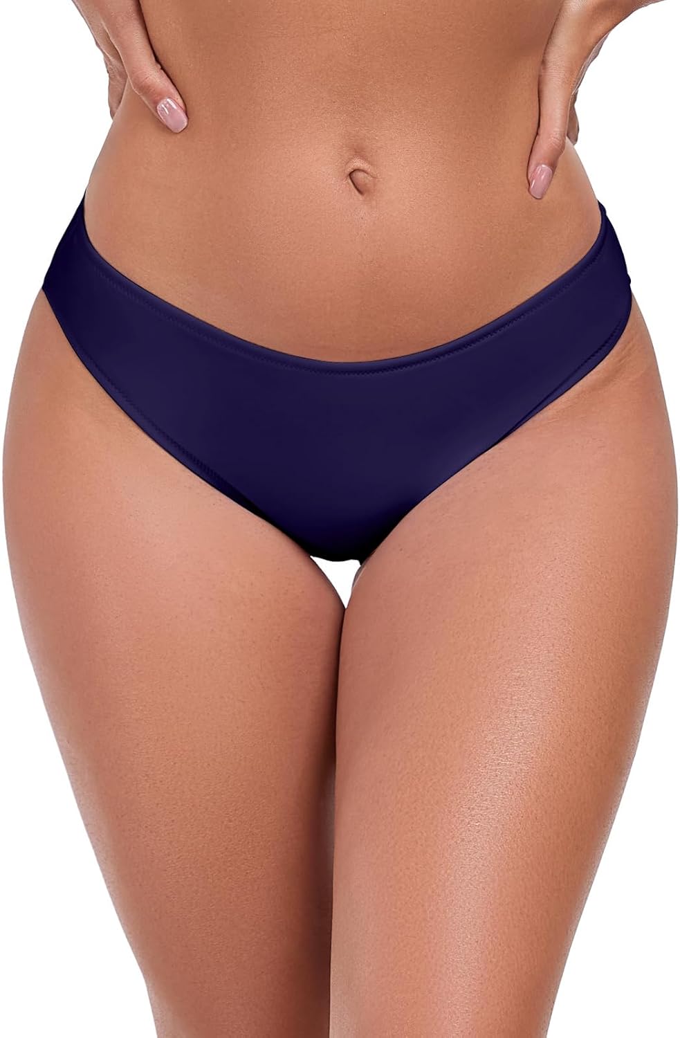 Ocean Blues Women's Low Waisted Bikini Bottom Full Coverage Swim Bottom