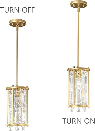 Miniatura 7 de LMQNINE Modernas luces colgantes doradas para isla de cocina, lámpara de araña de cristal, elegante iluminación colgante ajustable para comedor y