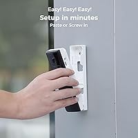 Vista 8 de Sovmiku D2A Alexa Timbre de Video Inalámbrico Resistente al Agua con Batería para Vigilancia del Hogar con Campanilla, Carga 4 Veces para 1 Año