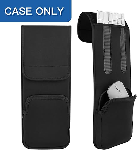 Miniatura 2 de CaSZLUTION Funda para teclado de viaje para teclados mecánicos delgados de tamaño completo y de juegos (hasta 18 pulgadas), funda de neopreno de