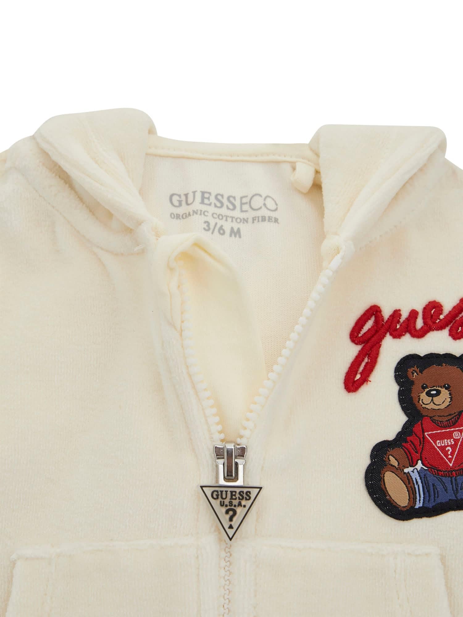 GUESS Baby-Jungen Eco Chenille Kapuzenoberteil und Hose Set