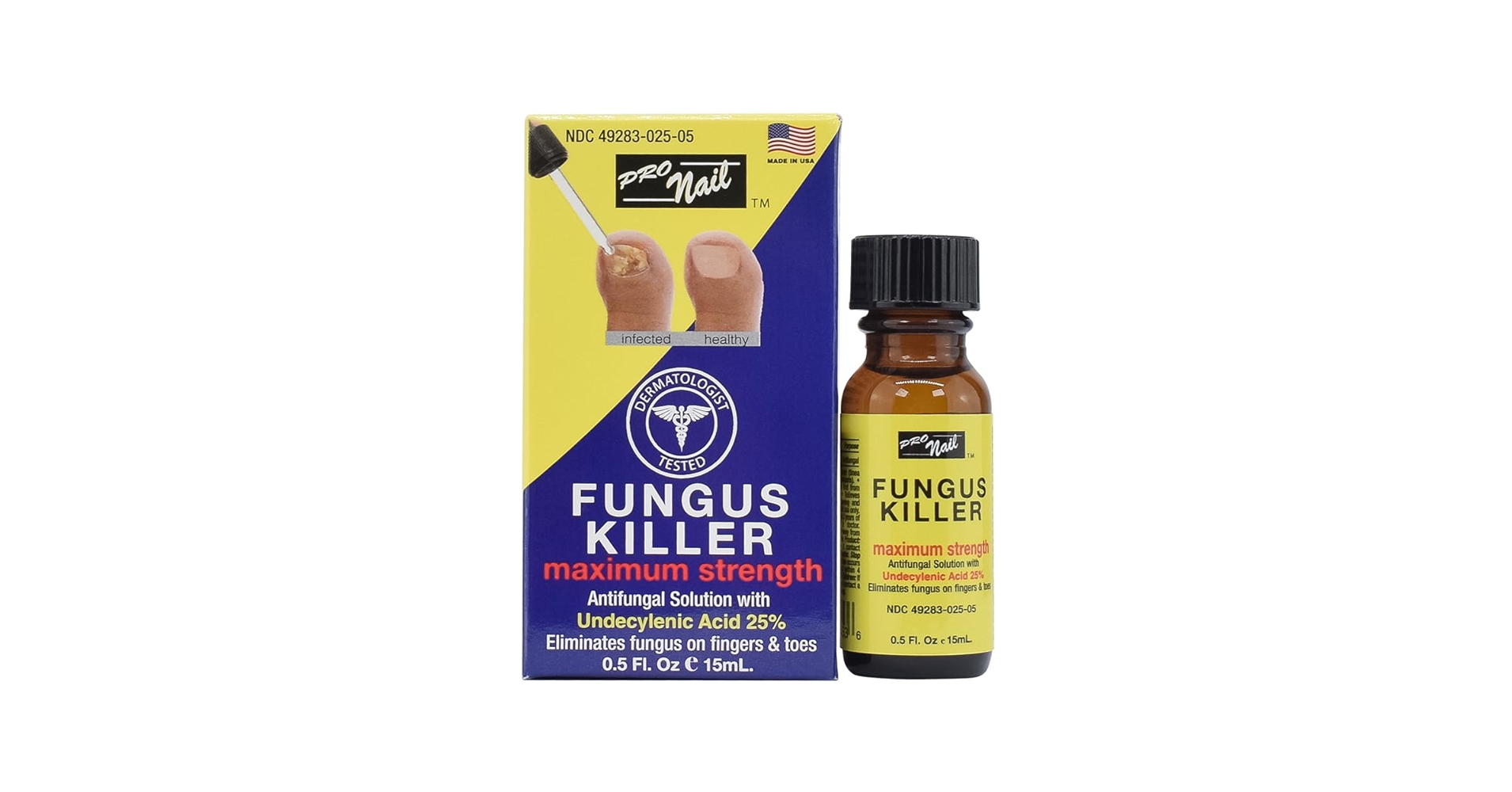 Dr.MOQLIN 保湿ローション PRO & Fungus C-15 PROclearz Fungal Shield Antifungal Liquid, Brush-On