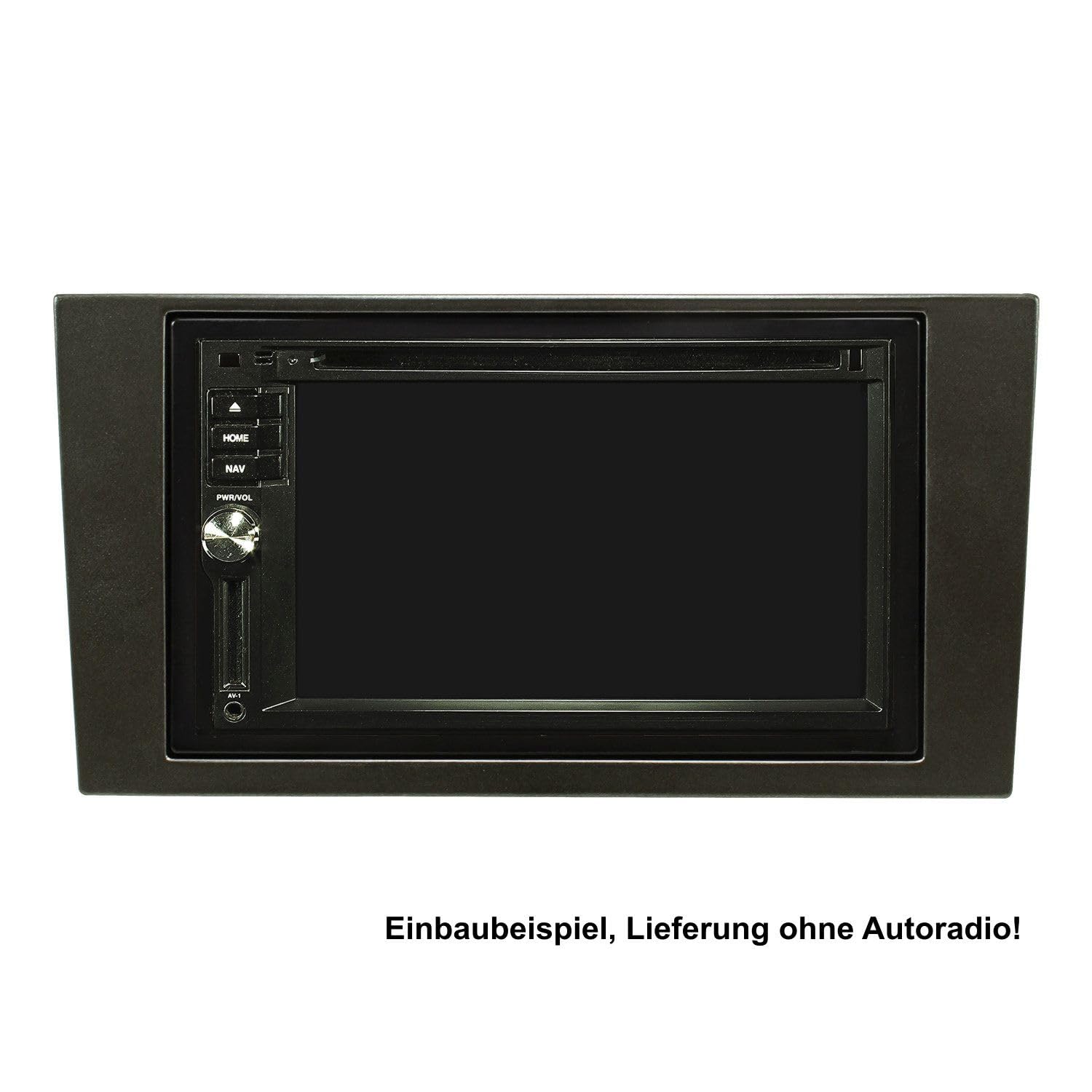 tomzz Audio 2415-134 Doppel DIN Radioblende Set kompatibel mit Ford Mondeo MK3 Facelift Bj.2003-2007 dunkelgraumetallic mit Einbaukit