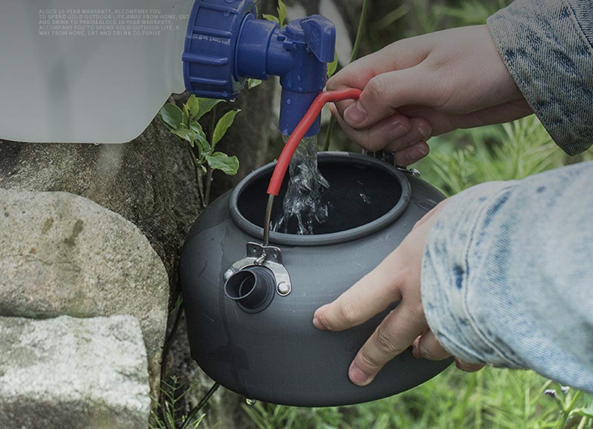 Plastikowy zbiornik na wodę 15 l kwartet pojemnik na wodę z kranem wiadro do przechowywania wody z kranem na zewnątrz zbiornik na wodę na kemping pojemnik do cateringu przenośne przewoźniki do wspinaczki podróży pieszych aktywności polowania
