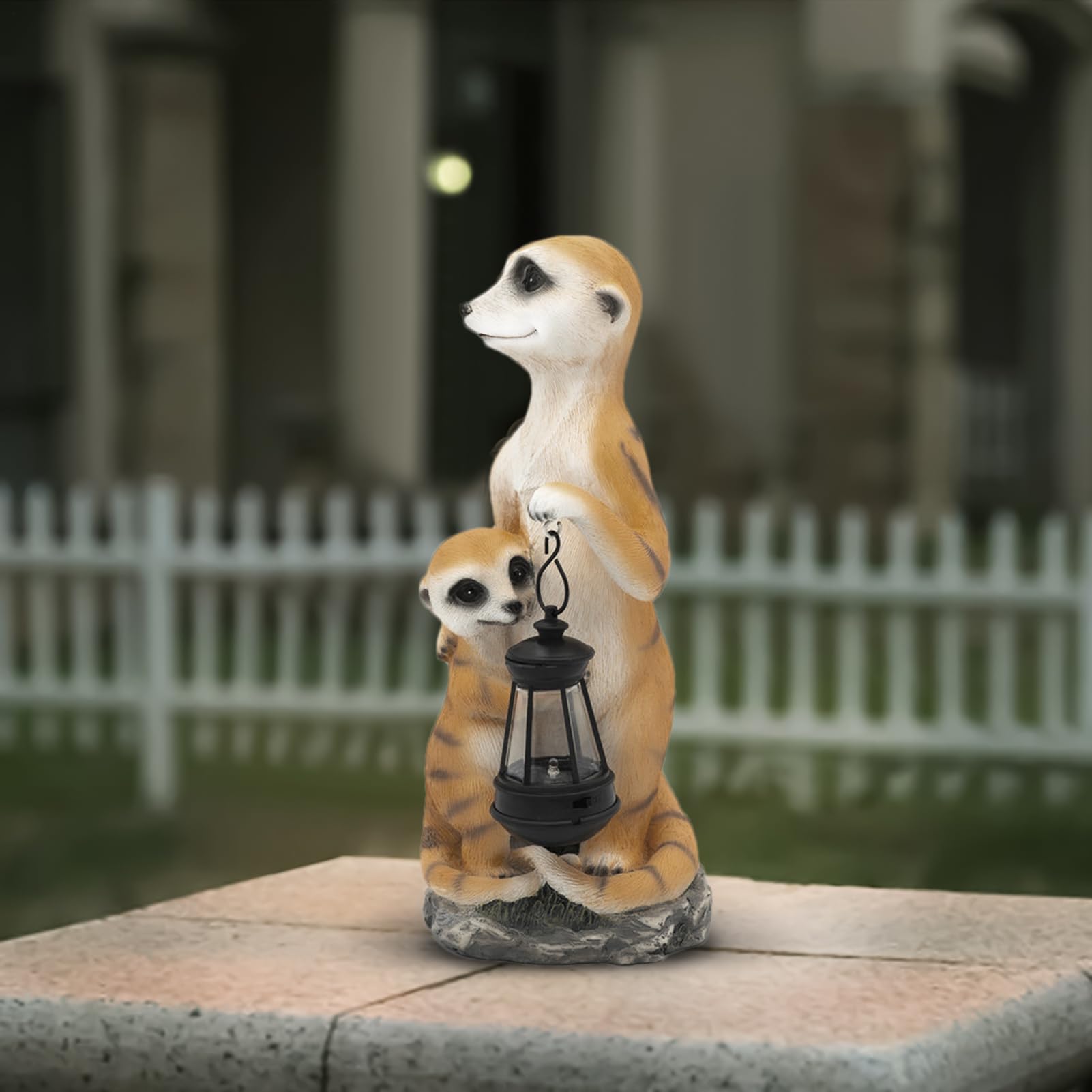 Statua da giardino suricato, statuetta da collezione, per la decorazione