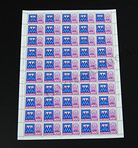 LaVecchiaScatola 1982 San Marino Interi postali Foglio MNH/**