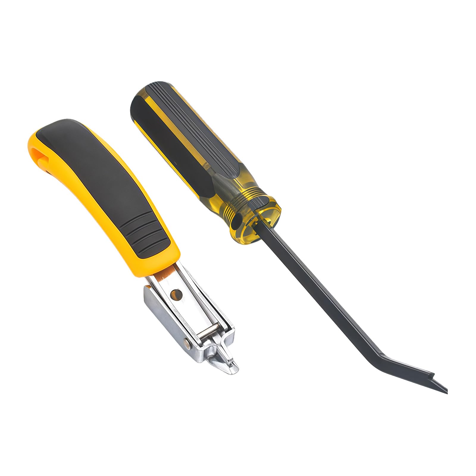 Tsophreniq Remover with Ergonomic Grip for Rapid Staple Minimizes Effort Required in Furniture Restoration Staple Remover Tool