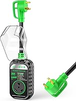 Vista 11 de GEARGO Protectores de sobretensión para RV de 30 amperios, analizador de circuito RV, [𝟐𝟎𝟐𝟓 Nueva mejora y Gen2] Protección completa, enchufe