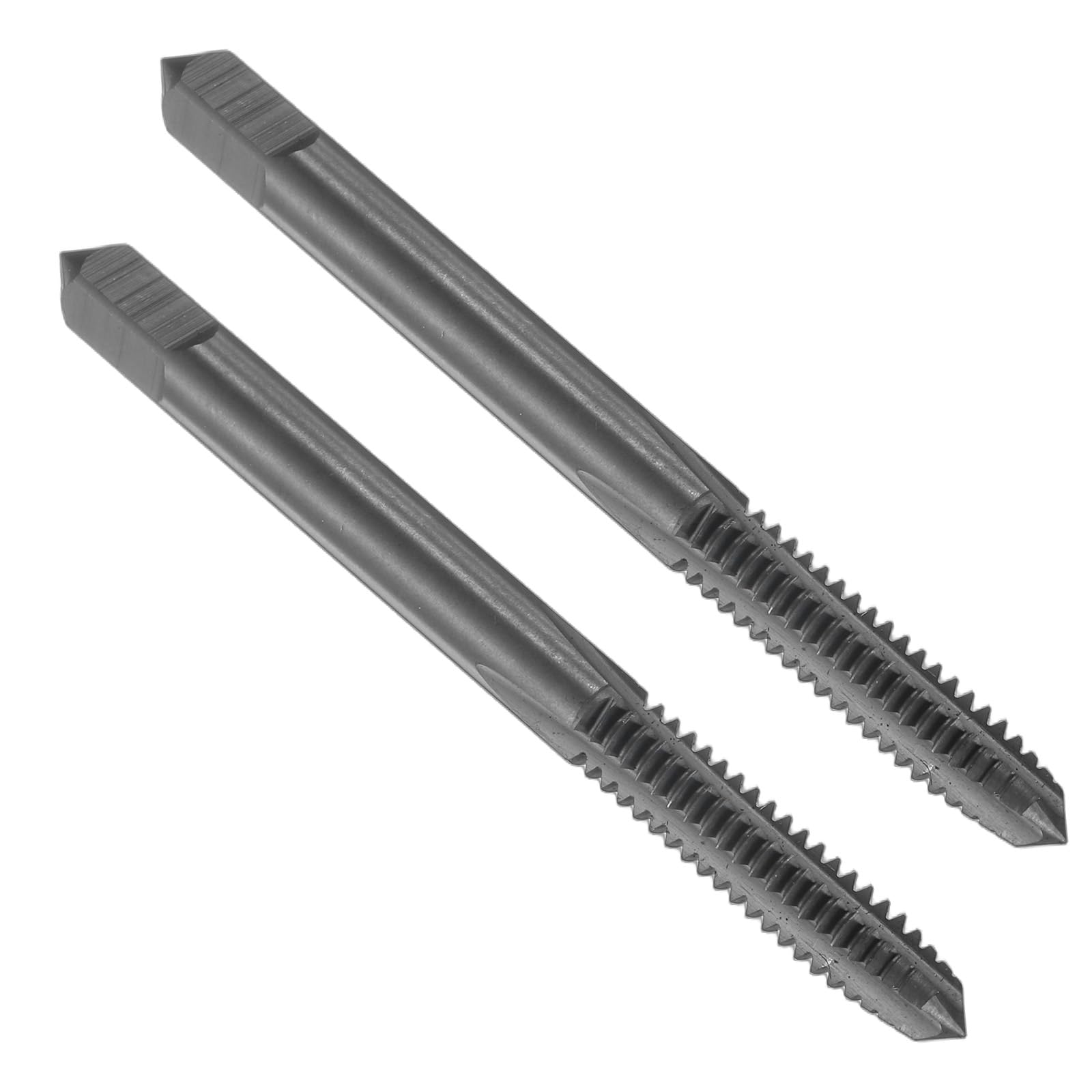 Maschi per Filettatura Diritto 10-24 UNC 2B HSS6542 Rivestimento Nitruro Nero QUARKZMAN 2Pz