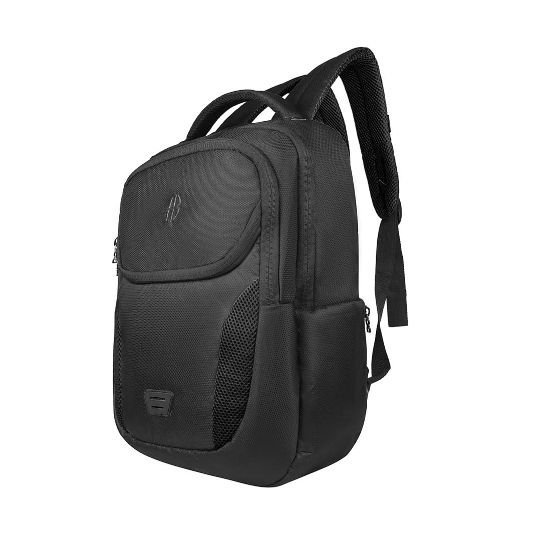 HARISSONS Spark 24L Casual Laptop Backpack for Men & Women (Black-Grey) | Office Bag with Secure Padded Laptop Cradle & Fisio Fit Backpstraps | Overnighter Travel Backpack with Water Bottle Pocket (B0CXJ6F9M8) Amazon Price History, Amazon Price Tracker