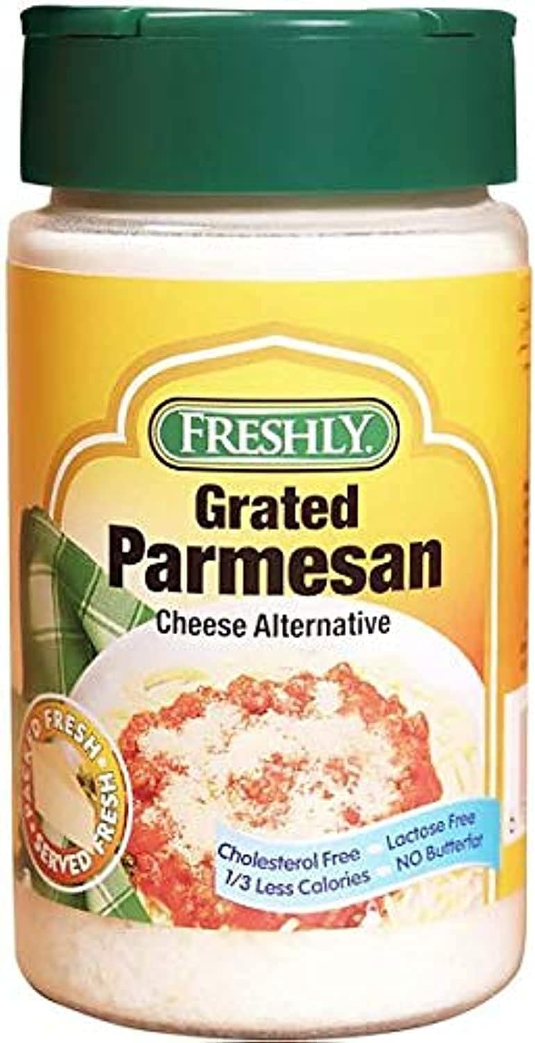 Freshly Grated Parmesan Cheese Alternative - Convenient Packaging - 85 Grams