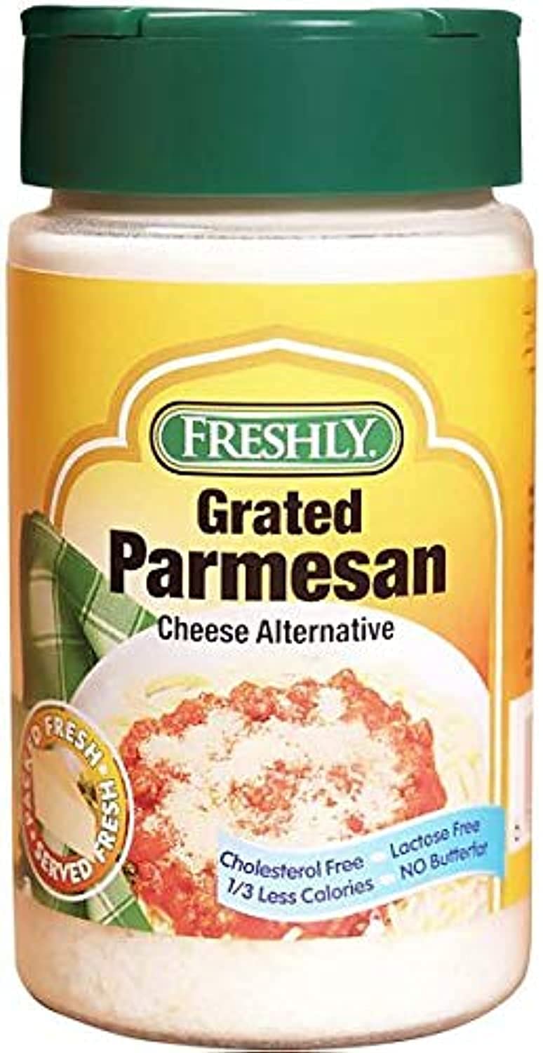 Grated Parmesan Cheese Alternative - Convenient Packaging - 85 Grams