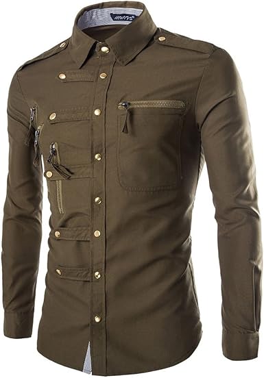 Dress Shirt Long Sleeve Fashion 