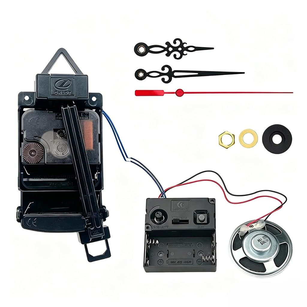 Msioytog Quartzs Pendulum Movement Repair Kits with Music Chimes and Hands for Clock Replacement Pendulums Clock Parts