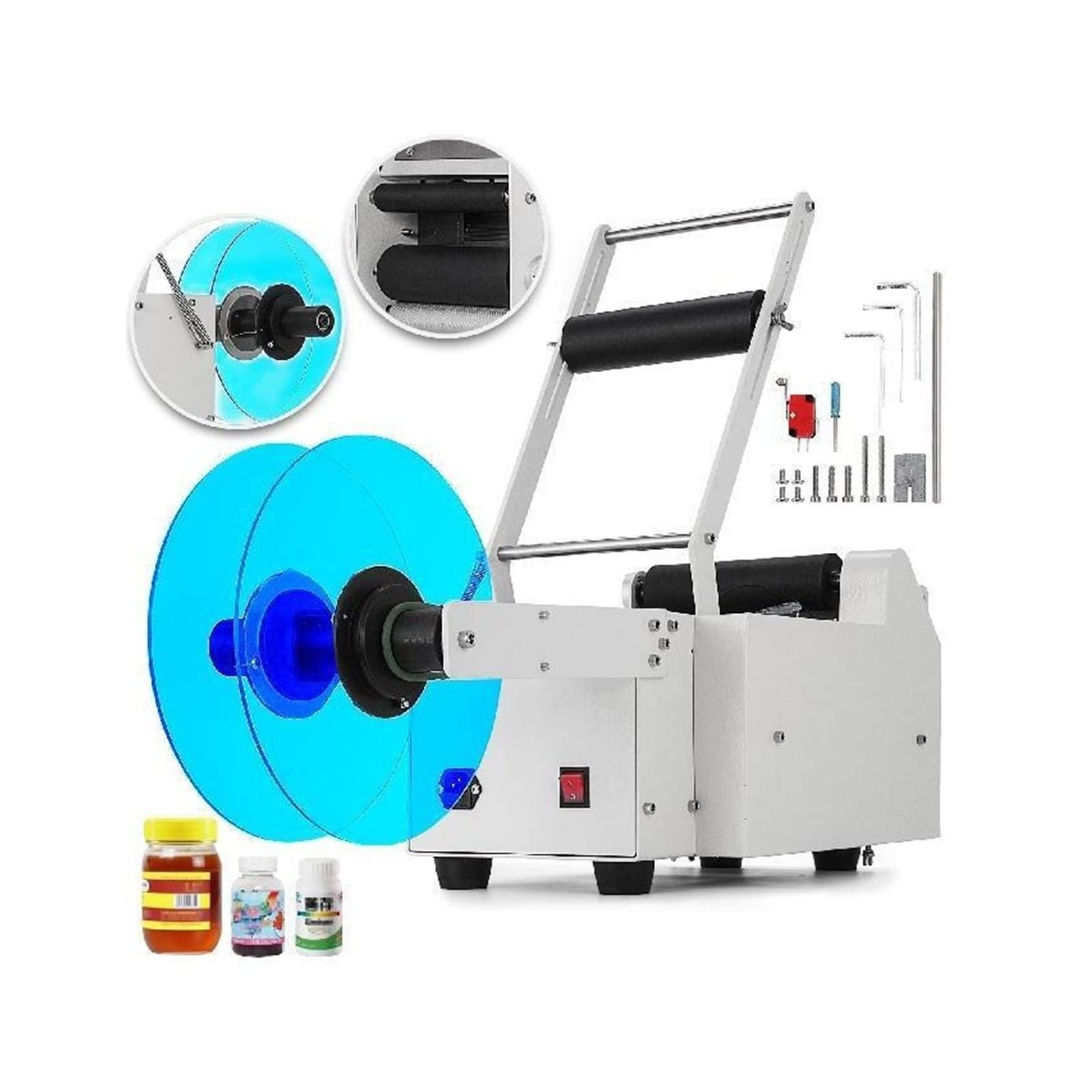 CVFRDD MT-50 Label Dispenser 50W 50pcs/min Labeling Machine For Packing Metal Plastic Glass Bottles