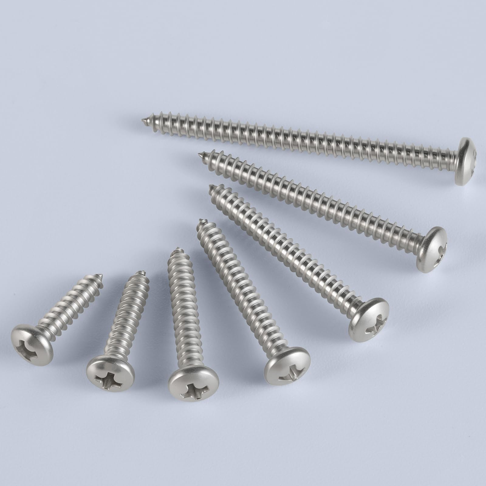 Stainless Steel Wood Screws - 120 Pack #10 x 1 -5